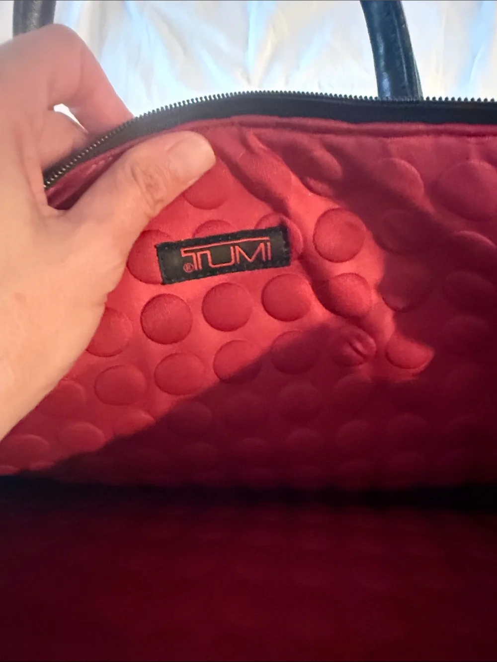Tumi Elements Briefcase Tote with Top Handles missing long strap